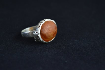 Iro Xenaki antique amber ring