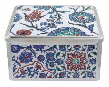 Benaki Museum Shop Metal box - Iznik tiles