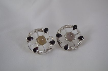 Iro Xenaki Quartz Earrings 